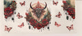 Red bull skull cup wrap