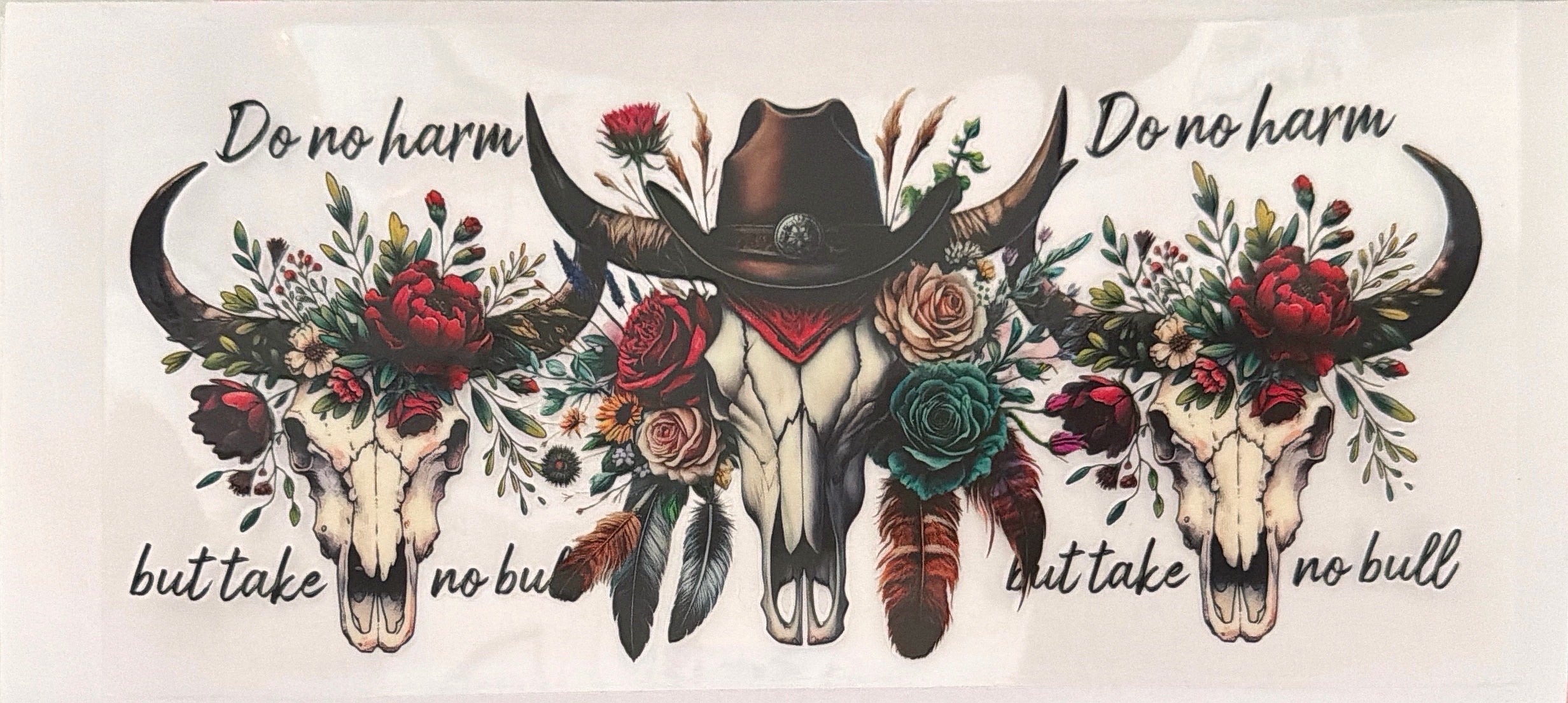 Do No Harm Take No BUll Cup Wrap